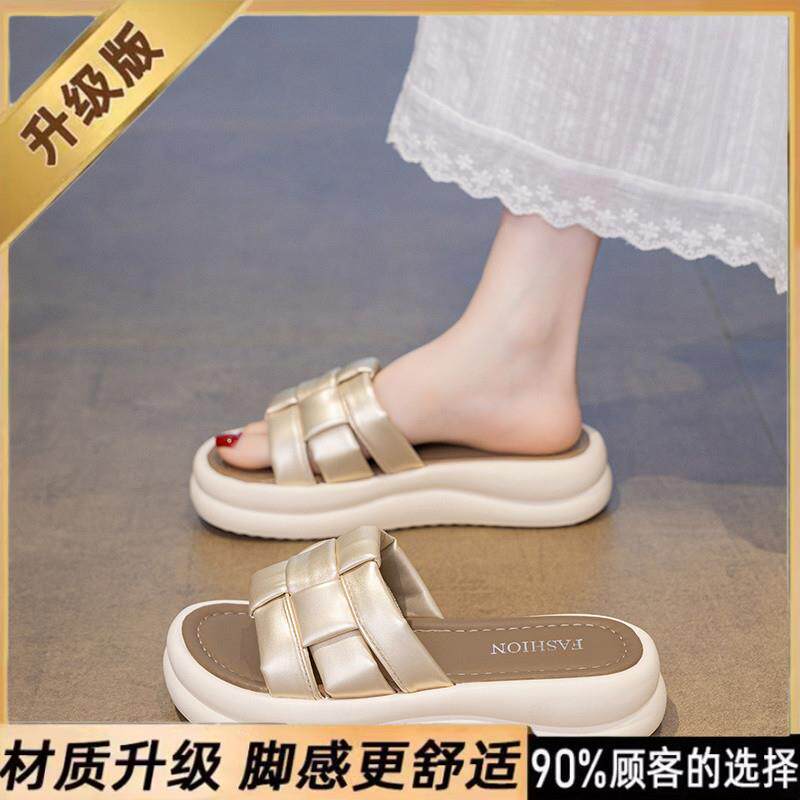 新品法式凉拖鞋女士夏外穿