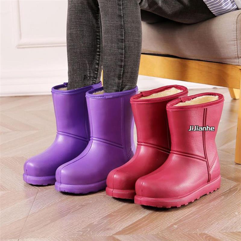 防水雪地靴女士秋冬季2025