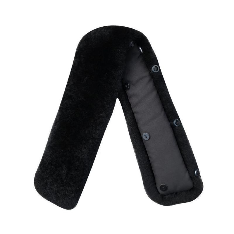 真獭兔毛领子男士真毛领立