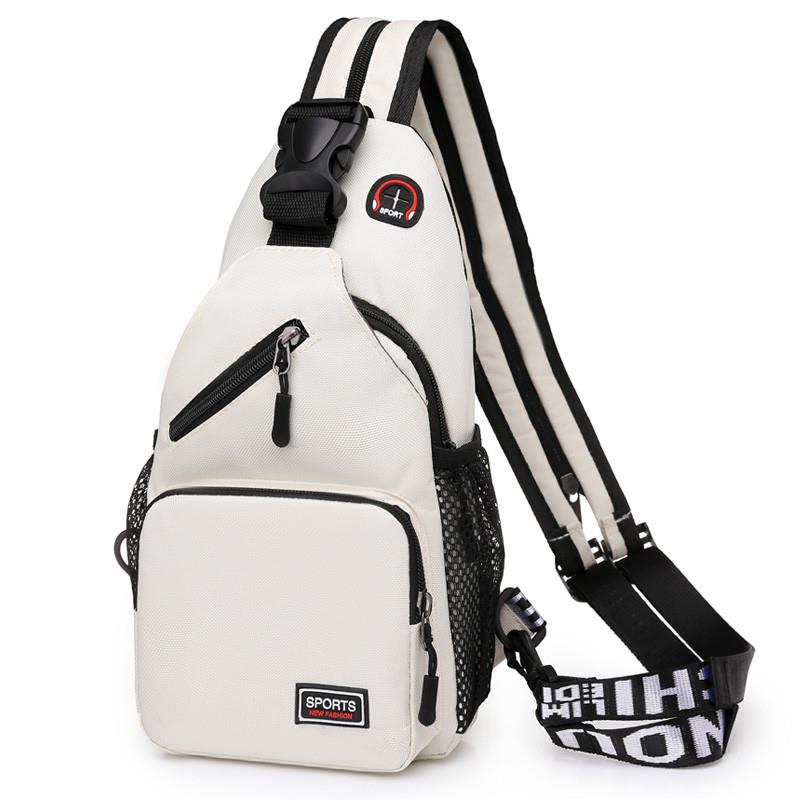 新品斜挎胸包女双肩背包百搭包时尚潮牌韩版男胸前包休闲单肩包运