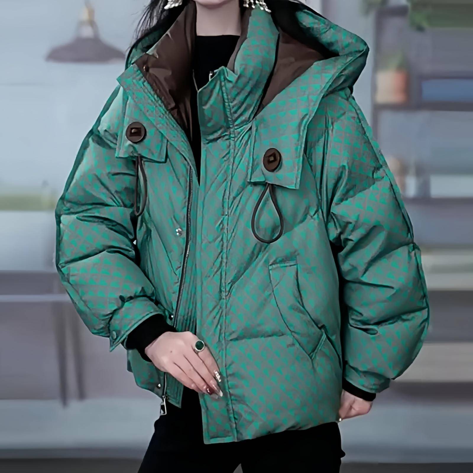 推荐小个子短款羽绒服女2026冬季新款时尚妈妈洋气减龄显瘦不臃肿