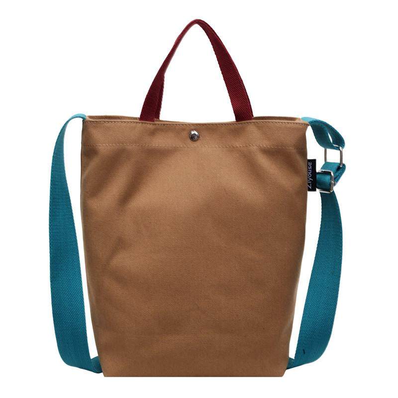 新品2025新款帆布包女包休闲百搭大容量单肩斜挎包轻便女士包包手