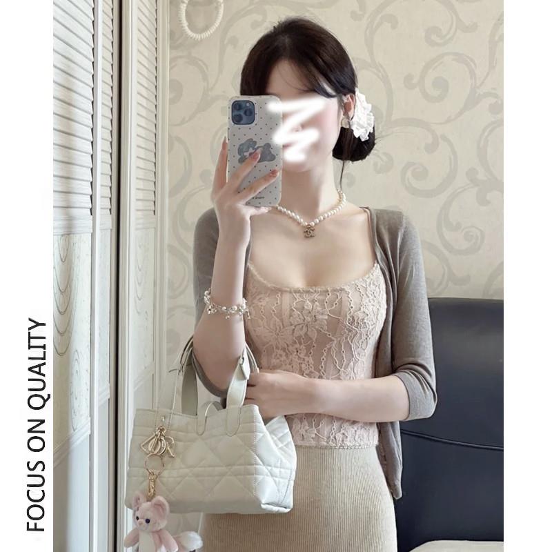 推荐美式纯欲修身背心女秋