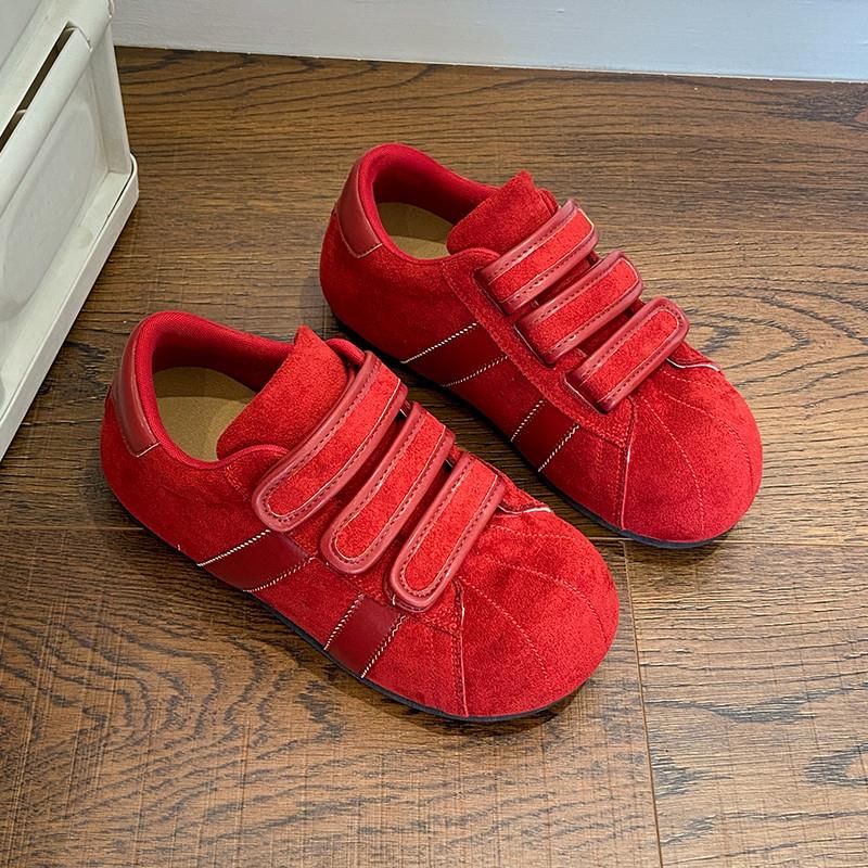 推荐复古磨砂大头板鞋女20