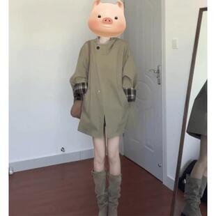好货巨好看短款 高级感冲锋休闲上衣 风衣外套女小个子2025早秋新款