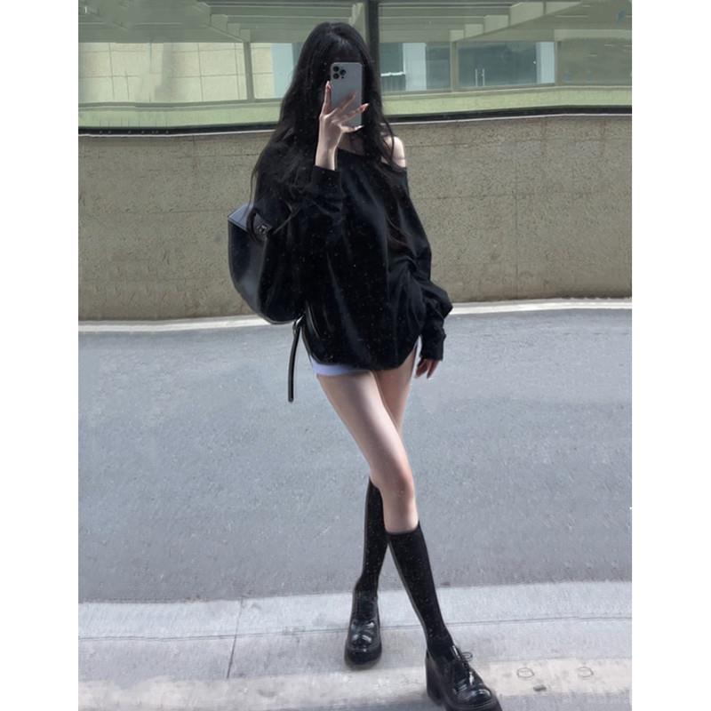 推荐美式复古慵懒风黑色斜