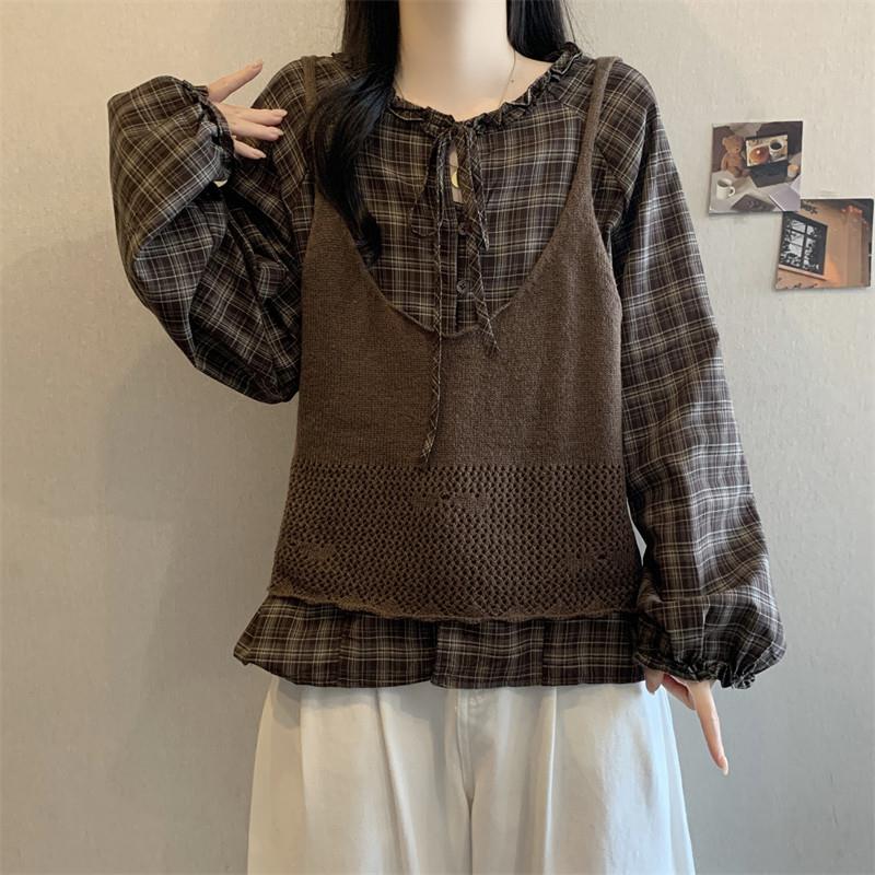 新品春秋穿搭一整套女大码