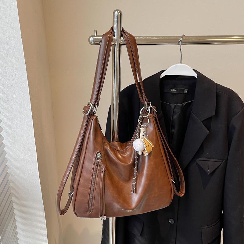 推荐春夏复古大容量包包女