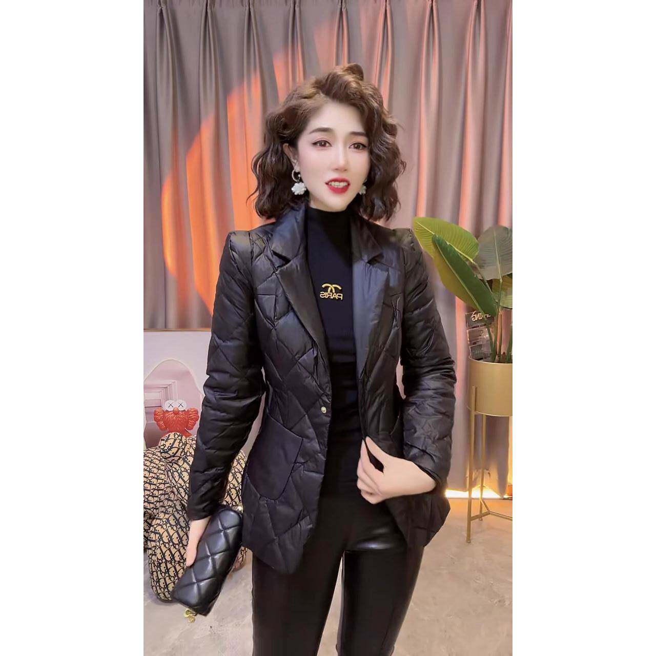 推荐网红爆款时尚洋气百搭棉服女秋冬新款收腰显瘦韩版气质女神范