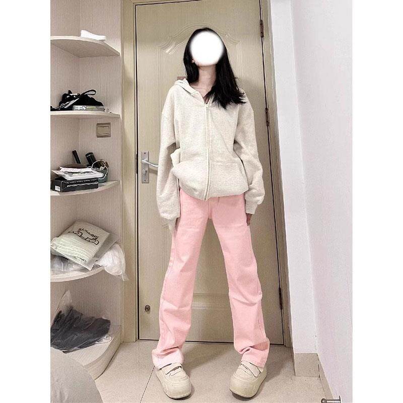推荐春秋薄款连帽女士卫衣2026新款爆款冬季加绒加厚oversize美式