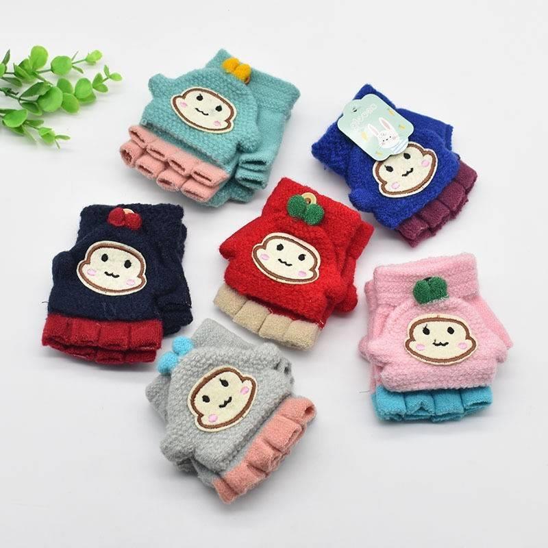 宝宝小手套冬季保暖0-1岁