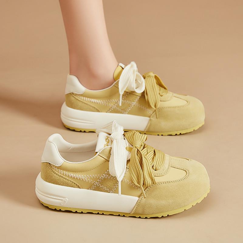 推荐秋季新款网面鞋女增高