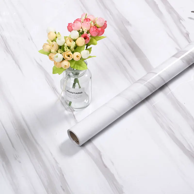 桌面贴纸桌纸防水自粘墙纸大理石桌贴书桌餐桌子茶几翻新家具加厚