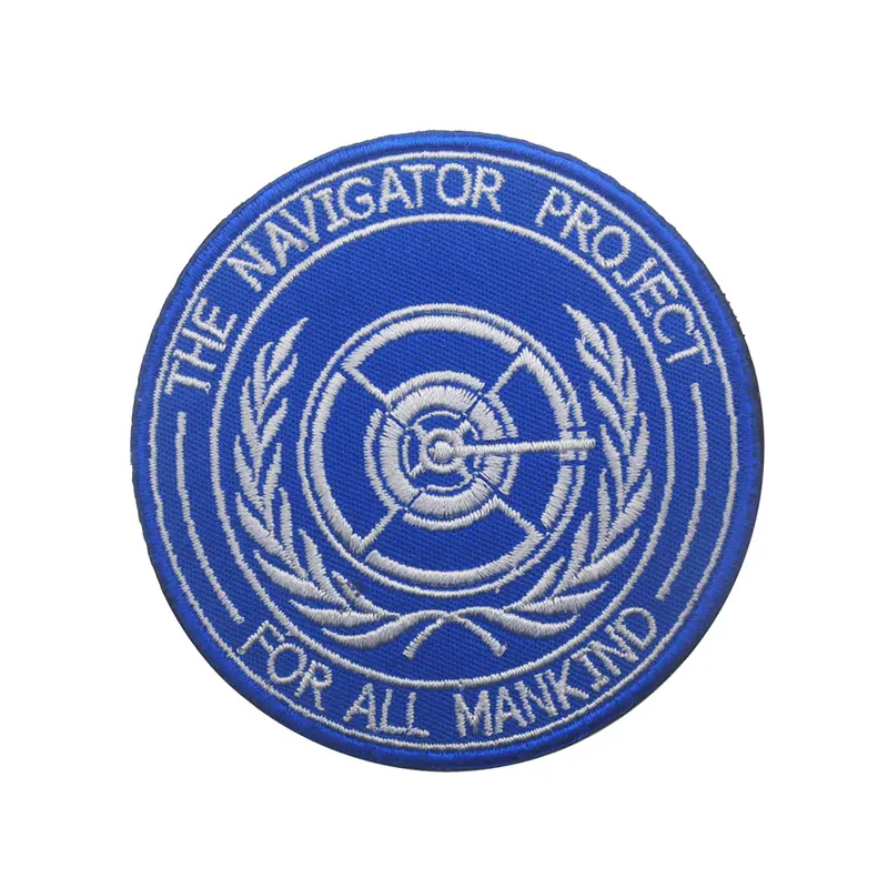 货源流浪地球同款臂 刺绣款士气背包布贴