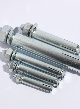 整箱非标膨胀螺丝白锌外空t调膨胀螺栓加长铁膨胀M6M8M10M12