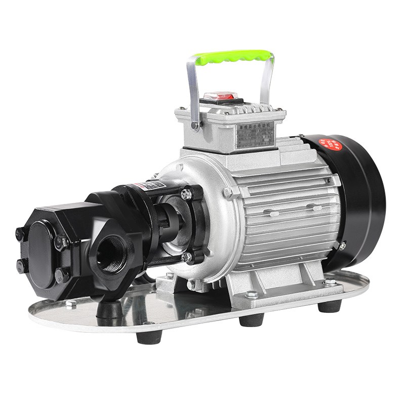 电动齿轮抽油泵220v3q80v自吸不锈钢高粘稠度机油柴油食用油加油