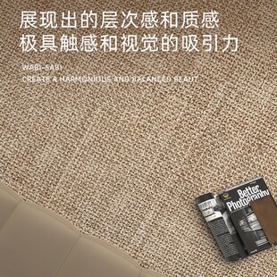 卧室吸尘地毯软垫侘寂风房间地垫主D卧床前毯子长条耐脏防滑床边