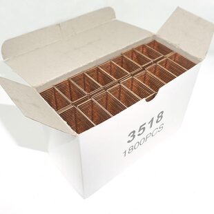 U型钉气动镀锌镀铜封箱钉纸皮钉封口钉35宽码 百得 钉3518纸箱钉