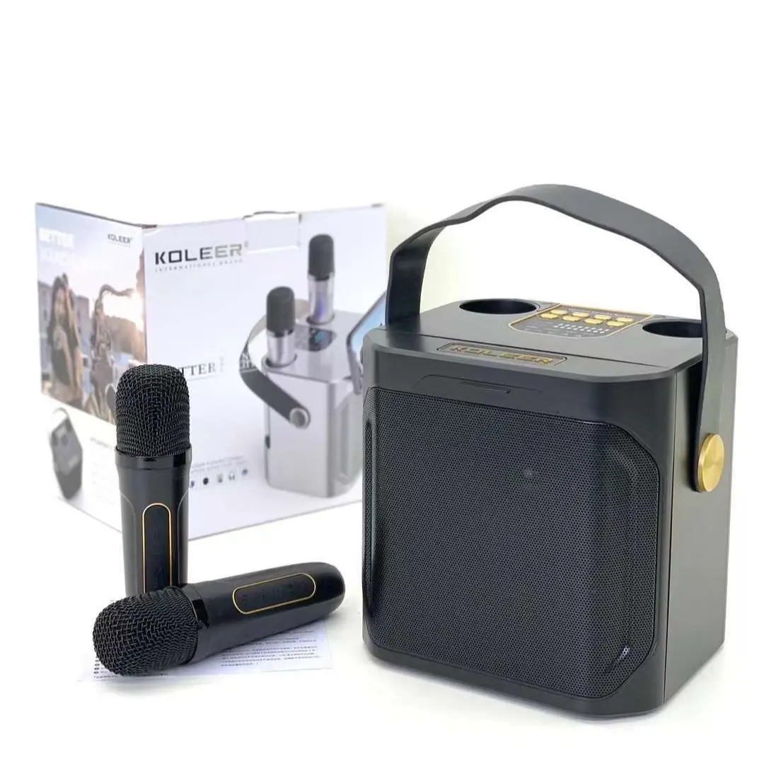 s882音箱户外k歌麦克风小音响家庭v套装一体机重低音炮