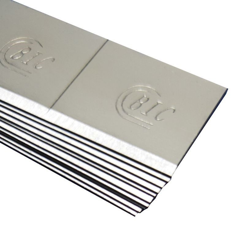 移印刀片刮墨刀片BIC钢版胶头油墨必克耐刮双面刮刀分段