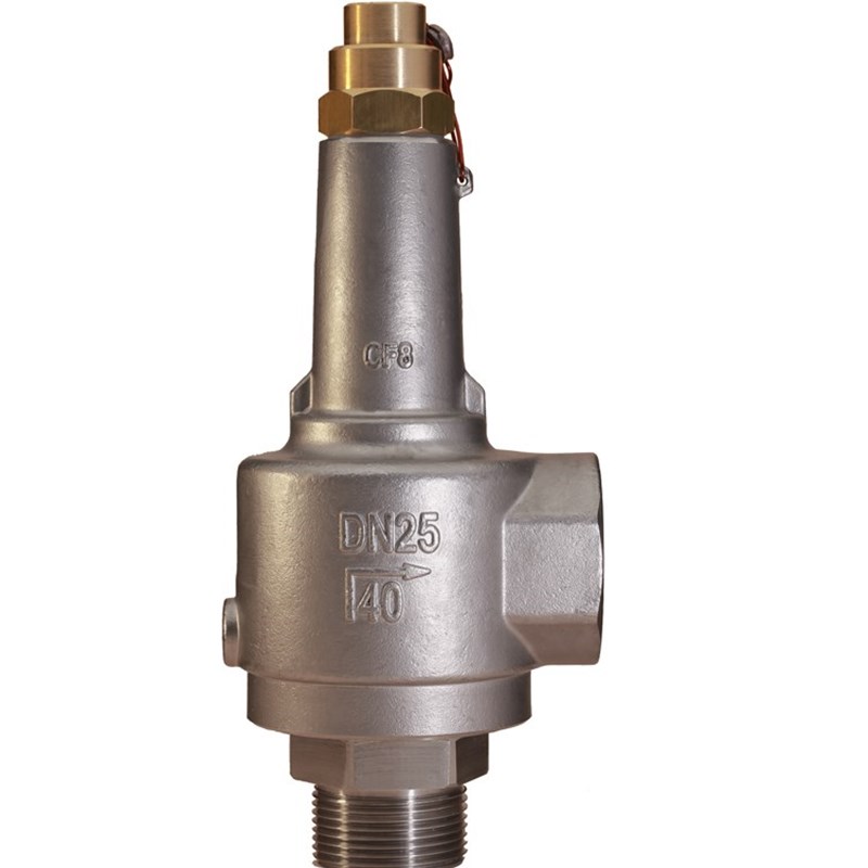 张家港富瑞低温安全阀DAH-25 DA22Y-40P液氮液氧安全阀DN10 15 25
