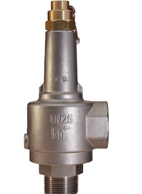 张家港富瑞低温安全阀DAH-25 DA22Y-40P液氮液氧安全阀DN10 15 25