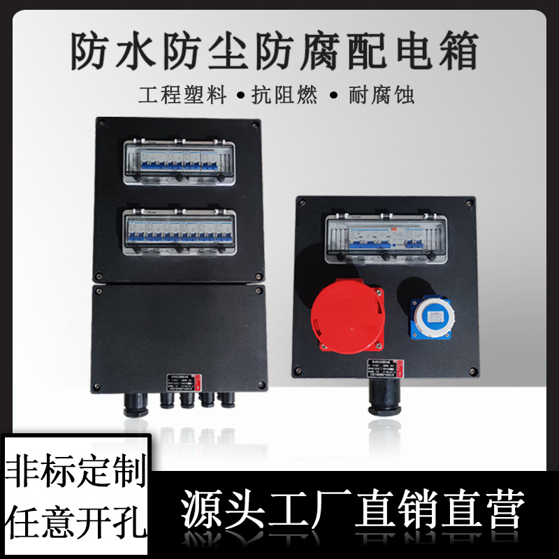 防水防尘防腐照明配电箱FXMD-T三防开关箱工程塑料检修插座控制箱
