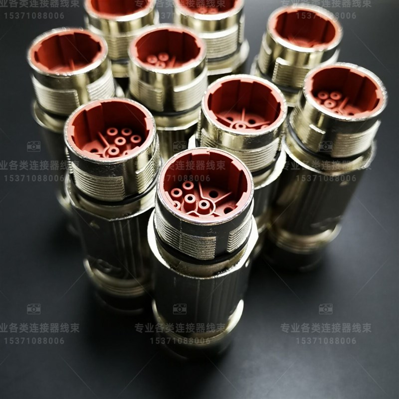 TE进口茵特康延长耦合连接M23外螺纹6/8/ 9PIN 动力电源抱闸快插