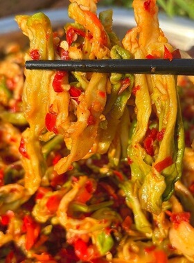 四川麻辣儿菜片多头菜新鲜儿子青菜干咸菜嫩娃娃川渝特产下饭菜