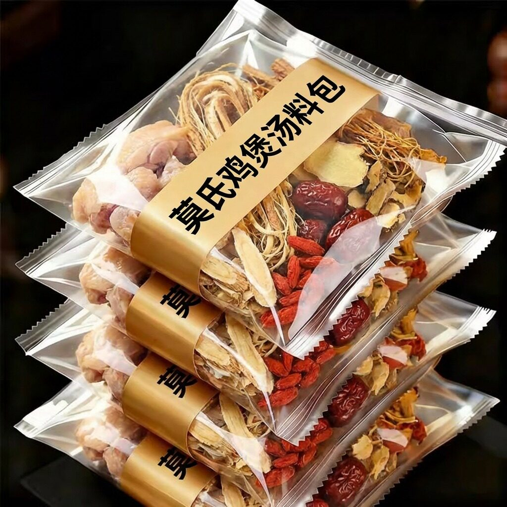 莫氏鸡煲专用汤料包五指毛桃土茯苓陈皮红枣广东煲药膳炖汤同款料