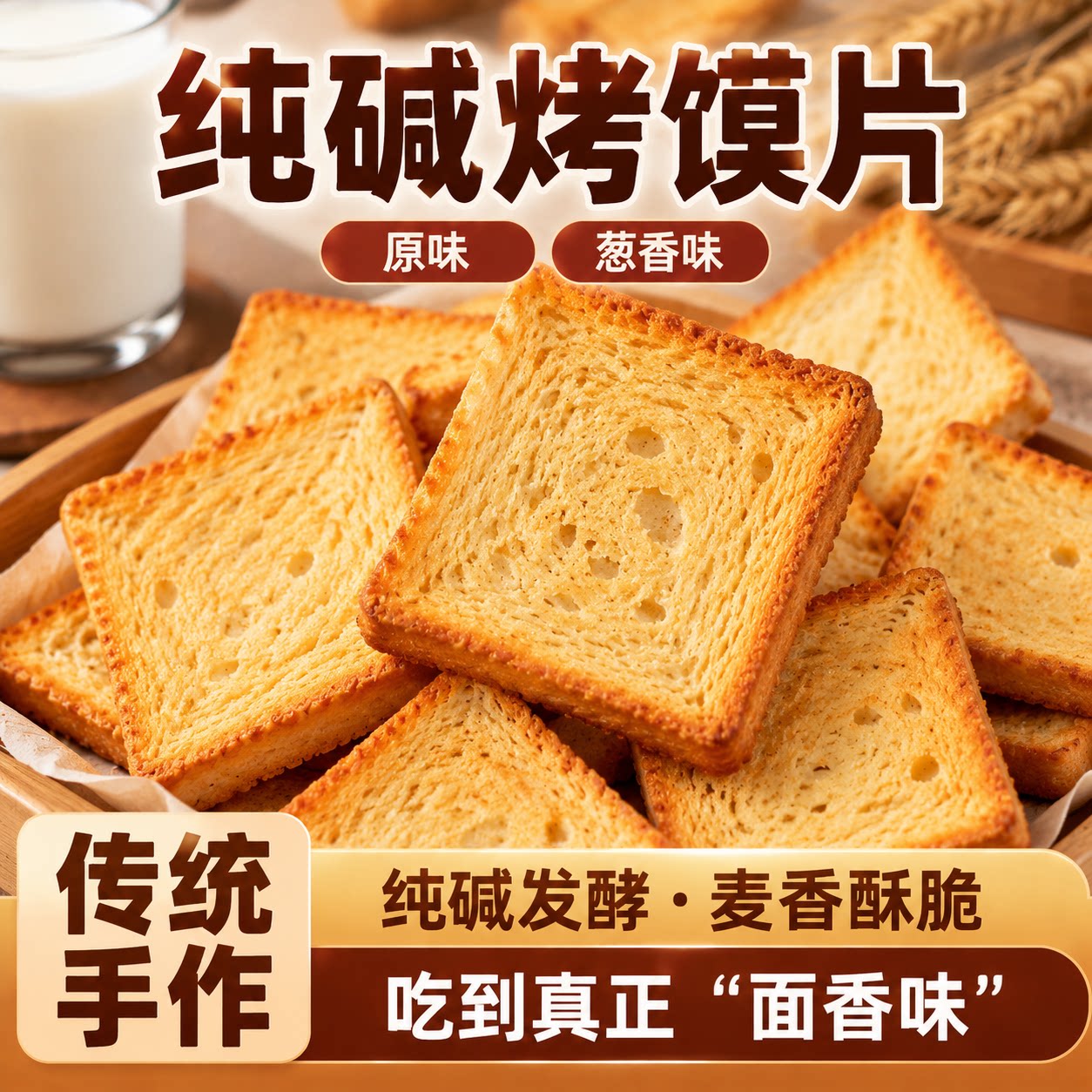 山西纯碱养胃烤馍片官方旗舰店图片