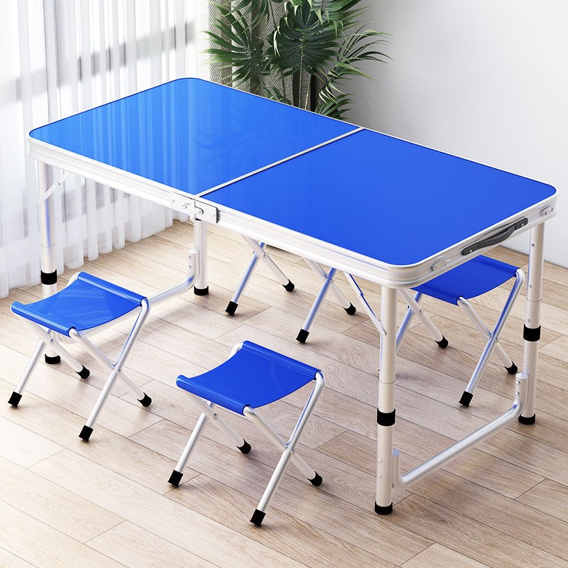 摆摊小推车可折叠桌子户外夜市地摊便携式长方形可折叠小桌子简易