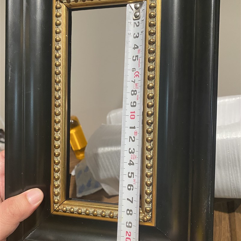 天隆雅集简约黑色实木欧式油画框拼图相框摆台空框挂墙装裱定制