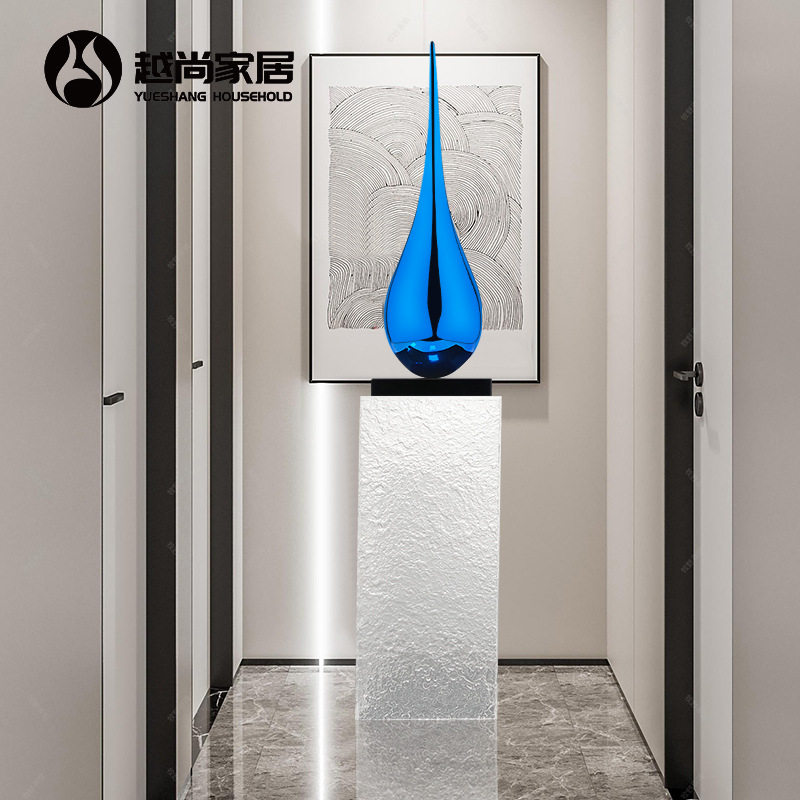 水滴雕塑摆件商场酒店艺术装饰摆件室内装置艺术摆件