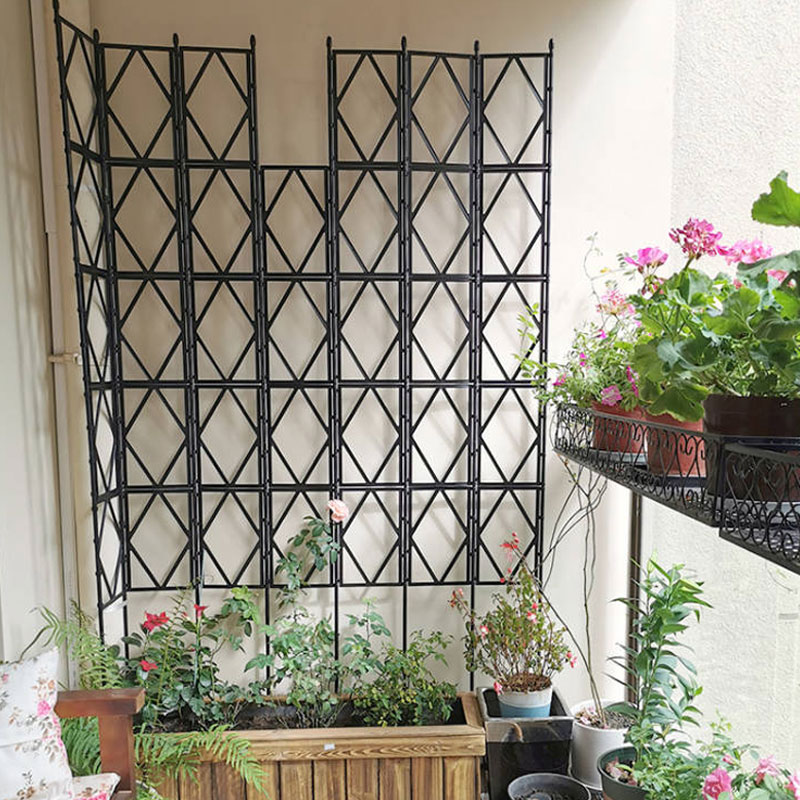园之助户外花架铁线莲爬藤架园艺支架月季爬藤架栅栏攀爬支撑杆