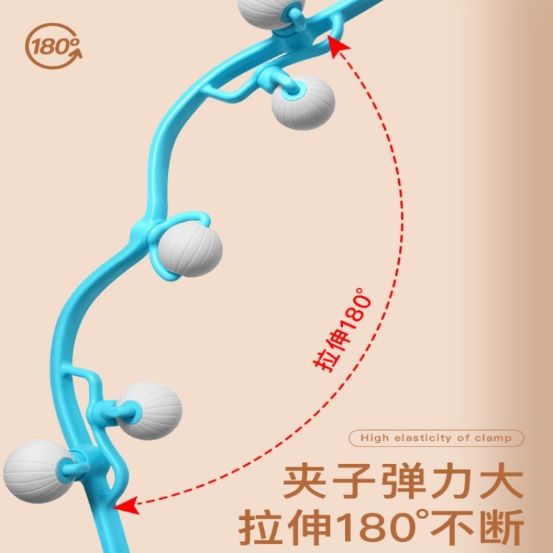 手动颈椎按摩器夹脖子颈部腰背部多功能滚轮肩颈仪揉捏家用小神器