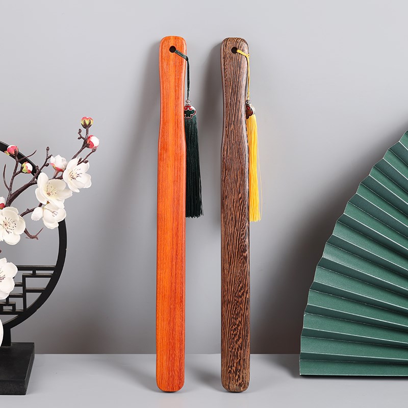 鸡翅木加厚国学戒尺实木教师用木板木条家用木条教师用指示棒教鞭