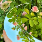 特色月亮亚克力镜墙面贴饰高清无暇卧室桌面摆件支持手工改造定制