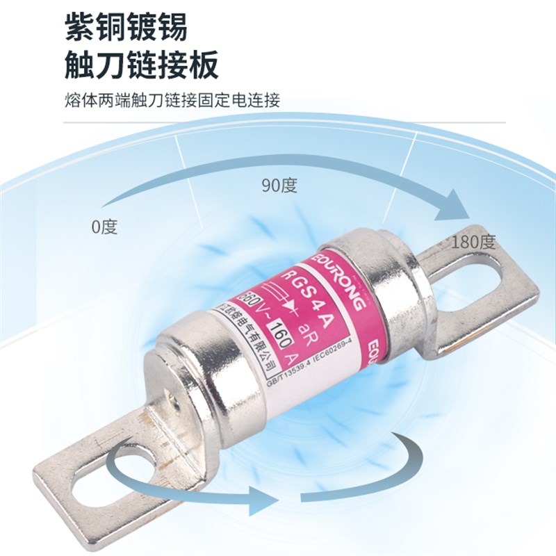 快速熔断器RGS4A 660/690V100A125A 150A 160A 200A 660GH熔管