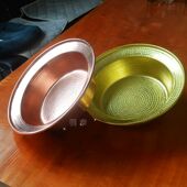 纯铜宽边盆 洗脚盆紫铜盆黄铜盆熟铜盆盆子加厚铜盆纯手工 纯铜盆