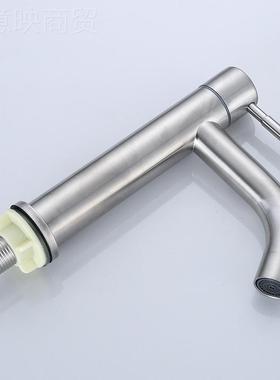 面盆单龙头19808 锈钢 洗浴手盆水龙不头 室台冷盆龙头洗脸盆水龙
