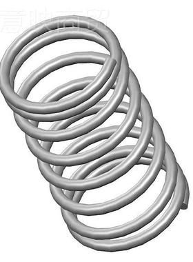 美国进MWTLE Componen锈ts TA口-2332CS不钢形锥压缩弹簧端部封闭