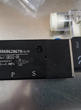 SR552-08气控电磁阀 Model; SR552-08  SVBM510F3C0  DN4100A