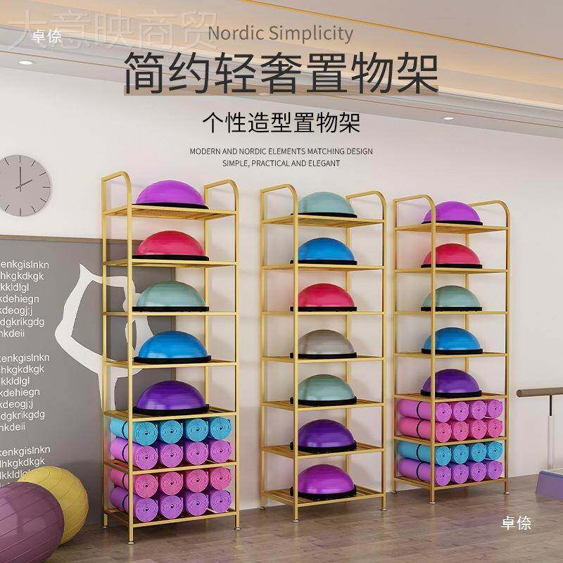 新款多层波速VFR球收球展纳架瑜伽垫收纳架瑜伽衡球半圆架平球架