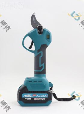 无大率园林刷锂果电修VJP枝剪液晶屏树枝剪充电式多功能剪枝机树