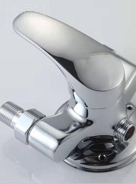 三角淋明浴龙头铜明装淋浴龙头NHW淋直浴混水阀龙头装花洒龙头厂