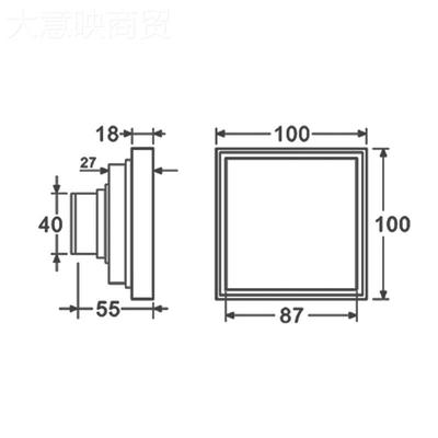厂家直销室地防漏臭大浴排量41230仿古铜福字地漏卫生地漏HIDL0间