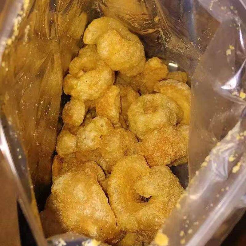 带肉猪肉皮油炸新鲜猪皮干猪皮火锅食材零食酥脆干货包邮潮汕特色