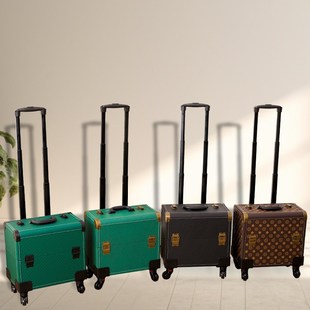 拉杆美发工具箱高端发型师专用工箱大容量多功能高档多.功能万向