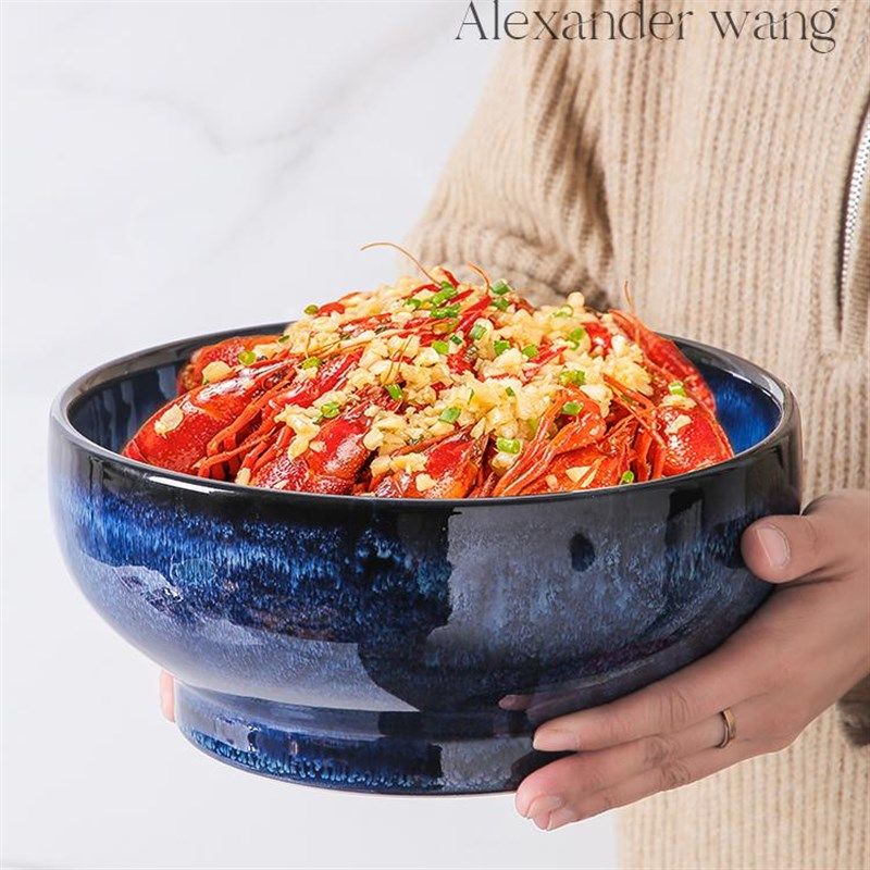 陶瓷调料大碗自助餐厅酱料碗火锅店麻辣烫调料罐水煮W鱼大盆碗商